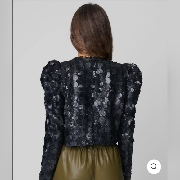 NWT BLANKNYC Audrey Sequin Jacket size X-small - Picture 5 of 15